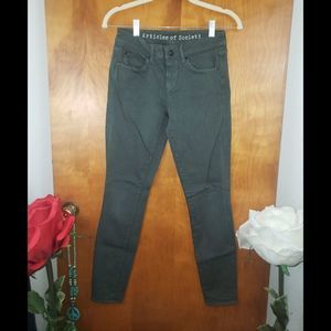 Articles of Society Sarah Olive Green/Grey Jeans